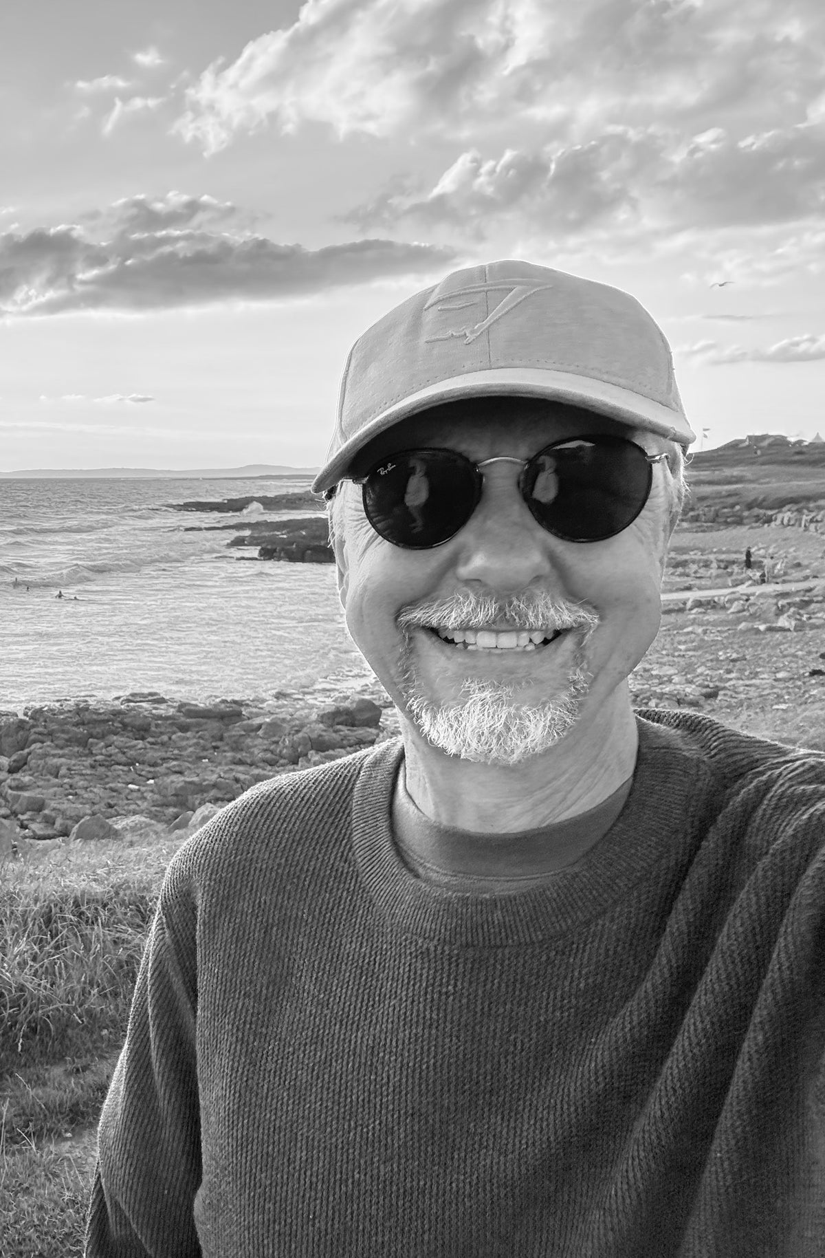 John Szabo at the beach